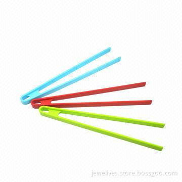 11.45-inch Red Silicone Grip Tongs